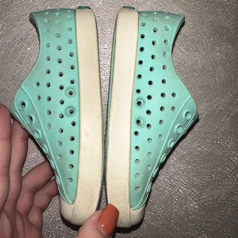 Native Jefferson blue green Slip-On Sneakers C6 casual play athleisure